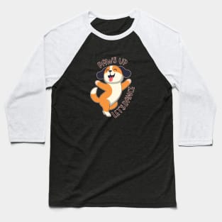 Happy dancing beagle dog Baseball T-Shirt